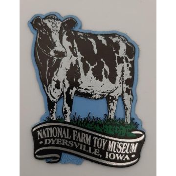 National Farm Toy Museum Cow Magnet