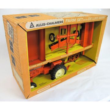 AC - Set - 200 flare box wagon, disc, plow and spreader   barn box - 1/16