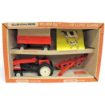 AC - Set - 7045, wagon, plow and animals, barn box, no tractor - 1/16