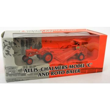 AC - Set - Model C and Roto Baler, 1997 Farm Show Edition - 1/43