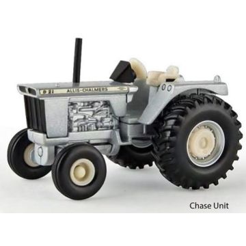 AC - D21 - 3PT Hitch, Open Station, silver painted chase, Ertl Collector Club - 1/64