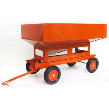 AC -  - Wagon, gravity, orange plastic rims - 1/16