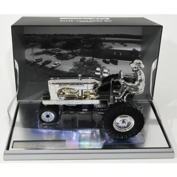AC - WC - Tractor with Man, Ertl 75th Anniversary, Chrome Plated, 1 of 75 - 1/16