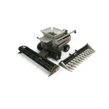 AGCO - A76 - Combine, 2 heads, dusty, Binkley Hurst 75th Anniversary - 1/64