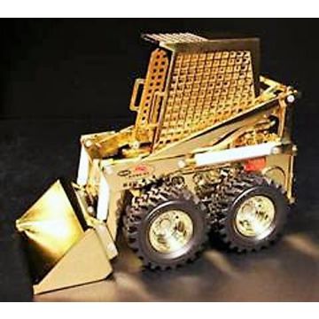Bobcat - 610 - Skid steer loader, 50th Anniversary gold chrome - 1/25
