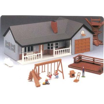 Building Set - Single Story Farm House - 1/64