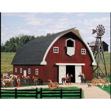Building Set - Pre-Decorated Gable Barn Set - 1/64