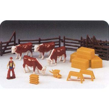 Building Set - Hereford cattle set - 1/64