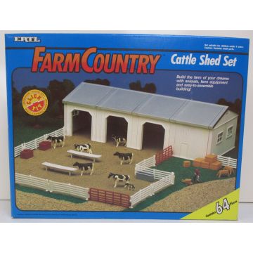 Building Set - Holstein cattle shed set - 1/64
