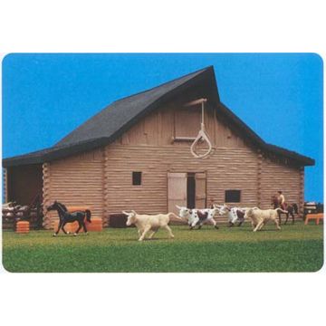 Building Set - Ranch Log Barn Set - 1/64
