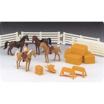 Building Set - Riding horses set - 1/64