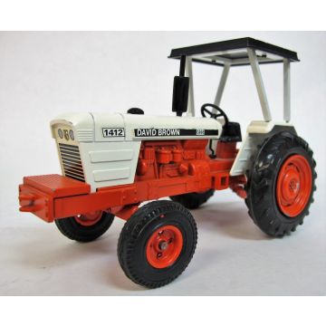 Case - 1412 - David Brown, 4 post ROPS with canopy 3 PT - 1/25