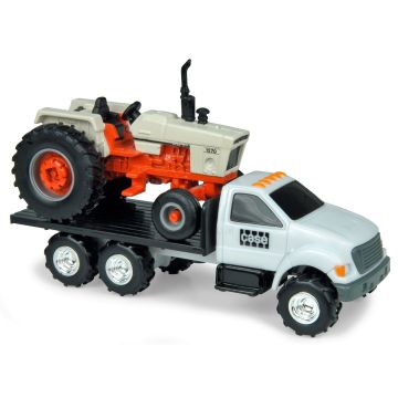 Case - Truck - Ford F-350 flatbed, Case 1570 tractor - 1/64