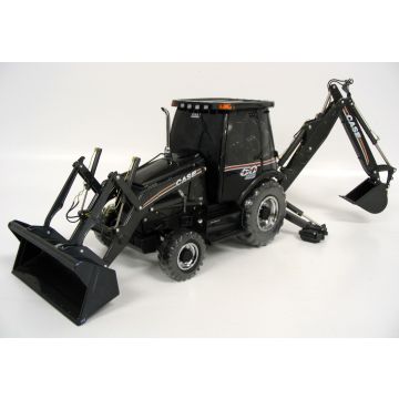 Case - 580 Super M - Backhoe/Loader, Precision Series 50th Anniversary gun metal - 1/16