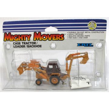 Case - 580E - Backhoe, loader, Mighty Movers card - 1/64