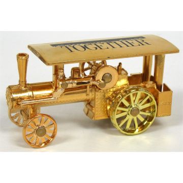 Case - Steam - Steam Engine, Canopy gold chrome Bringing it Together - 1/64