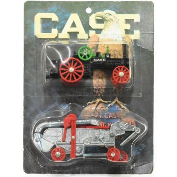 Case - Set - Steam engine & thresher 1987 Case Parts Expo - 1/64