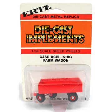 Case -  - Wagon Barge says Case-Agri King on card - 1/64