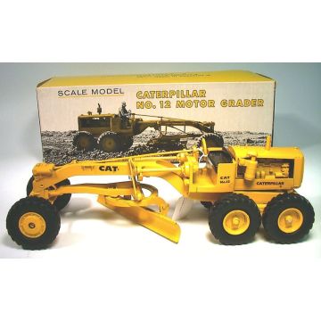 Cat - 12 - Grader, from Reuhl dies, decal & wheel variations - 1/16