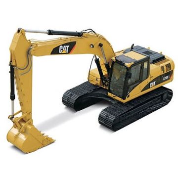 Cat - 323D L - Excavator, metal tracks - 1/50
