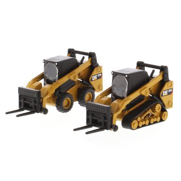 CAT - Set - Construction 2 piece Skid Steer Set - 1/64