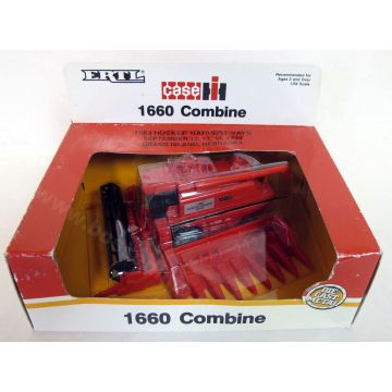 CIH - 1660 - Combine, 2 heads, 1989 Husker Harvest Days - 1/64