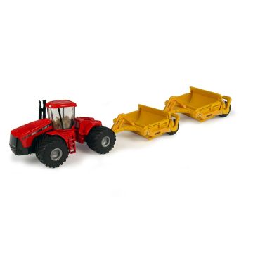 CIH - Set - Steiger 480 4WD, 2 Scrapers - 1/64