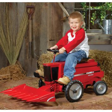 CIH - 7088 - Pedal, combine with corn head 2008 Farm Progress Show -