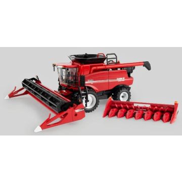CIH - 7150 - Combine, duals, 8 row corn head, grain head - 1/64
