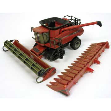CIH - 9120 - Combine, tracks, 2 heads, 2009 Farm Show Edition dusty - 1/64