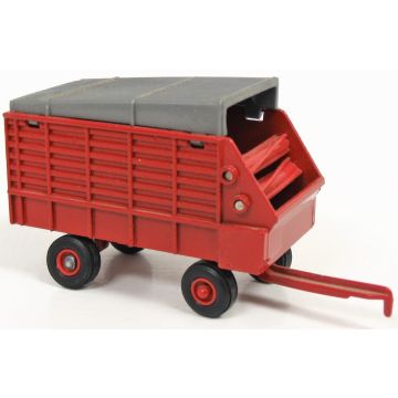 CIH -  - Wagon Forage, red rims - 1/64