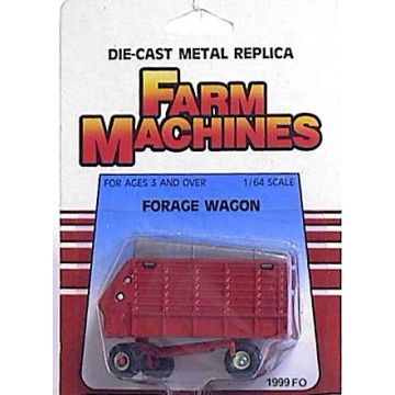 CIH -  - Wagon Forage revised, white rims, two card variations - 1/64