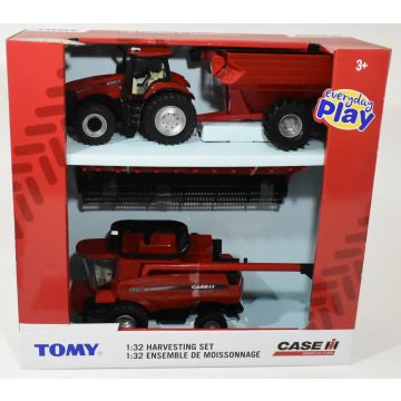 CIH - Set - Harvesting Set, Magnum 380 tractor, grain cart, 8230 combine - 1/32