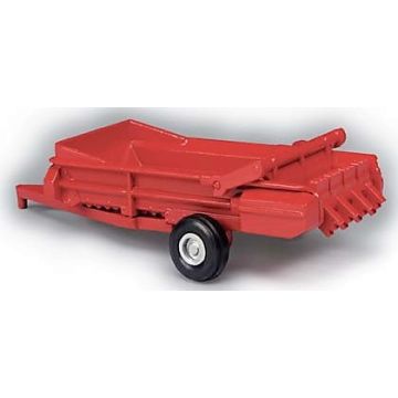 CIH -  - Manure spreader, red, no Case IH logo - 1/64
