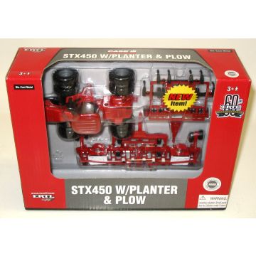 CIH - Set - STX-450 4WD, planter & plow - 1/64