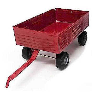 CIH -  - Wagon, Barge, gray rims - 1/16