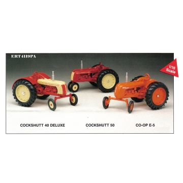 Cockshutt - Set - 3rd National Farm Toy Museum Set (50, 40 DX, CO-OP E5) - 1/16