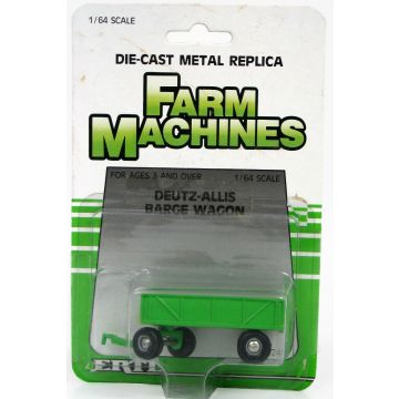 DA -  - Wagon Barge, green wheels - 1/64