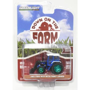 Ford - 5610 - MFD, Cab, Loader, Green Machine - 1/64