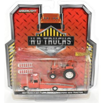 Ford - 5610 - 5610 orange no cab on ramp truck - 1/64