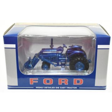 Ford - 8000 - NF, loader, 2019 Summer Toy Show, Blue Chrome - 1/64