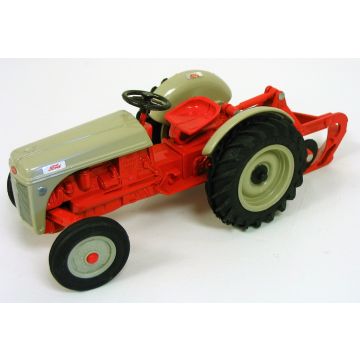 Ford - Set - 8N, Gray and red, mounted 2 bottom plow Collector Edition - 1/16
