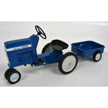 Ford - TW-20 - Pedal, NF blue with trailer - 1/8
