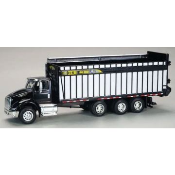 H&S - Truck - 1226, International 8600 Truck Mounted Forage Wagon, Black Cab - 1/64