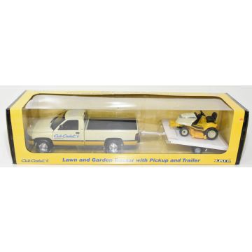 IH - 3205 - Cub Cadet, mower deck, Dodge Pickup & trailer - 1/16