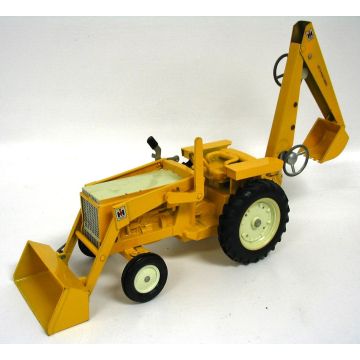 IH - 3444 - Backhoe/Loader diecast loader blue box - 1/16