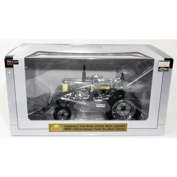 IH - 450 - WF & Loader, 2021 Summer Farm Toy Show, chrome - 1/16