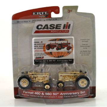 IH - Set - 460, 560, 50th Anniversary Set, gold - 1/64