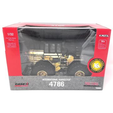 IH - 4786 - 4WD, duals, red rims, 2021 National Farm Toy Museum, gold chrome - 1/32