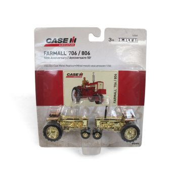 IH - Set - 706, 806 NF 50th Anniversary Set gold - 1/64